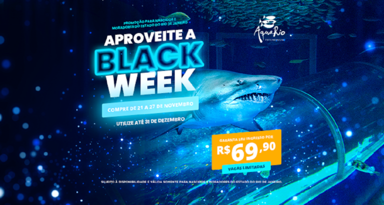 promoção black week aquario por 69,90