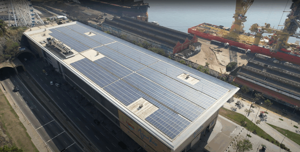 prédio do AquaRio visto de cima